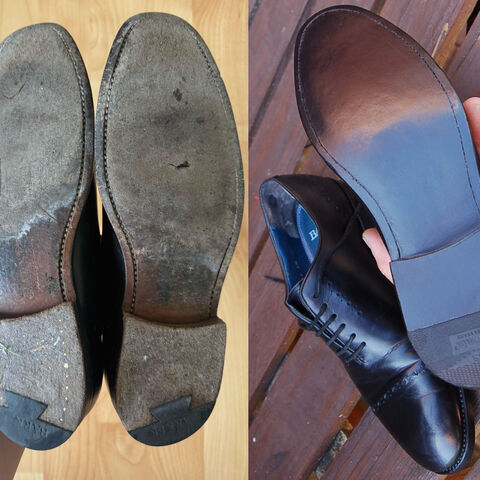 Barker before and after