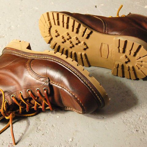 RW Moc toe Copper Rough Lug beige stormwelt - hrubošité